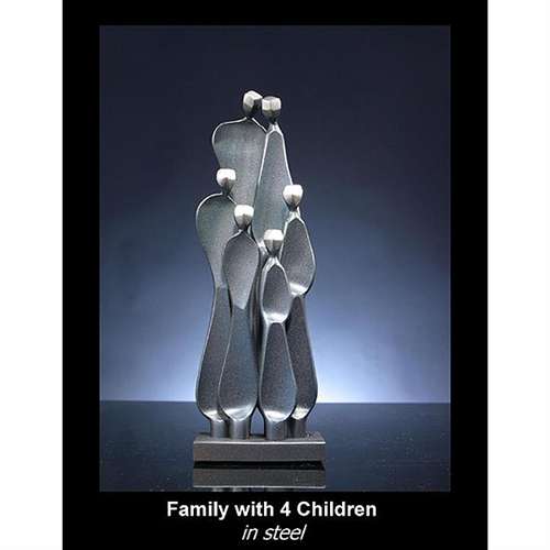 Kramer Sculpture - Family 4 Children 14 - Berry Hill - Country Living Products