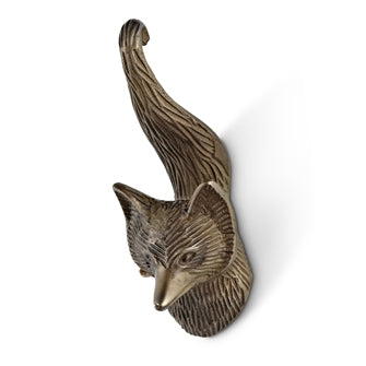 Fox Tail Wall Hook - Brass - Berry Hill - Country Living Products