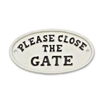 Sign - Close the Gate - Berry Hill - Country Living Products