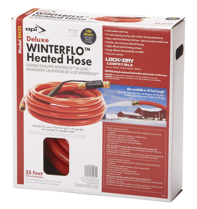 Deluxe 25ft Winterflo Heated Hose - Berry Hill - Country Living Products