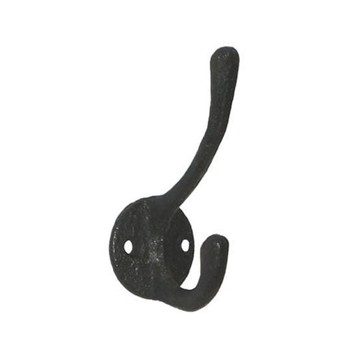 Mini Cast Iron Double Hook - Black - Berry Hill - Country Living Products