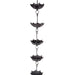 Black Cast Iron Umbrella Rain Chain - Berry Hill - Country Living Products