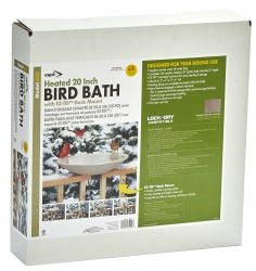 Heated Bird Bath With EZ-Tilt Deck Mount - Berry Hill - Country Living Products