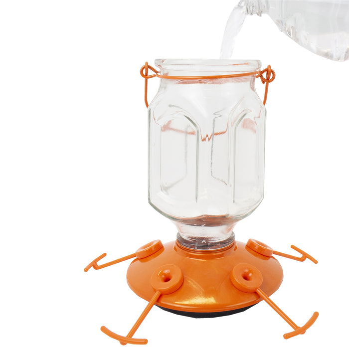 Top-Fill Glass Oriole Feeder 22 OZ - Berry Hill - Country Living Products