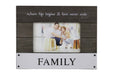 "Family" Brown & Silver Frame - 4x6" - Berry Hill - Country Living Products