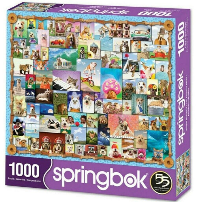 Springbok Puzzle - Animal Quackers - 1000 piece - Berry Hill - Country Living Products