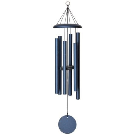 36" Corinthian Bells Windchime - Midnight Blue - Berry Hill - Country Living Products