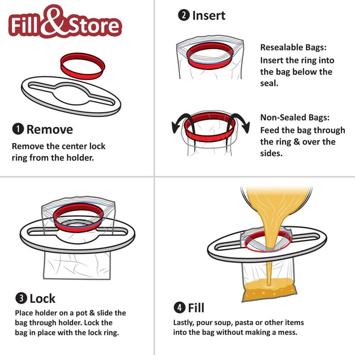 Fill & Store Canning Helper - Berry Hill - Country Living Products