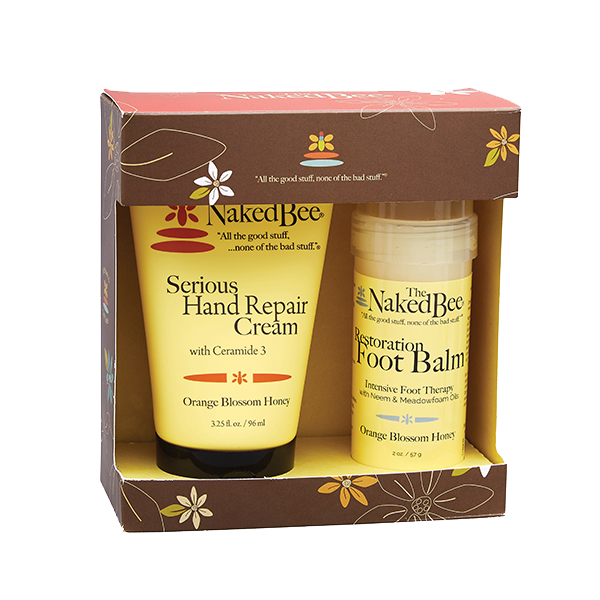 Naked Bee - Orange Blossom Honey Hands & Feet Gift Set - Berry Hill - Country Living Products
