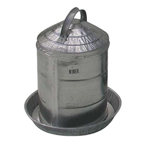 5 Gallon Galvanized Poultry Waterer - Berry Hill - Country Living Products