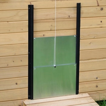 ChickSafe Space saving Chicken Coop Door Kit - Berry Hill - Country Living Products