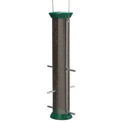 Droll Yankee Metal Thistle Feeder - Green - Berry Hill - Country Living Products