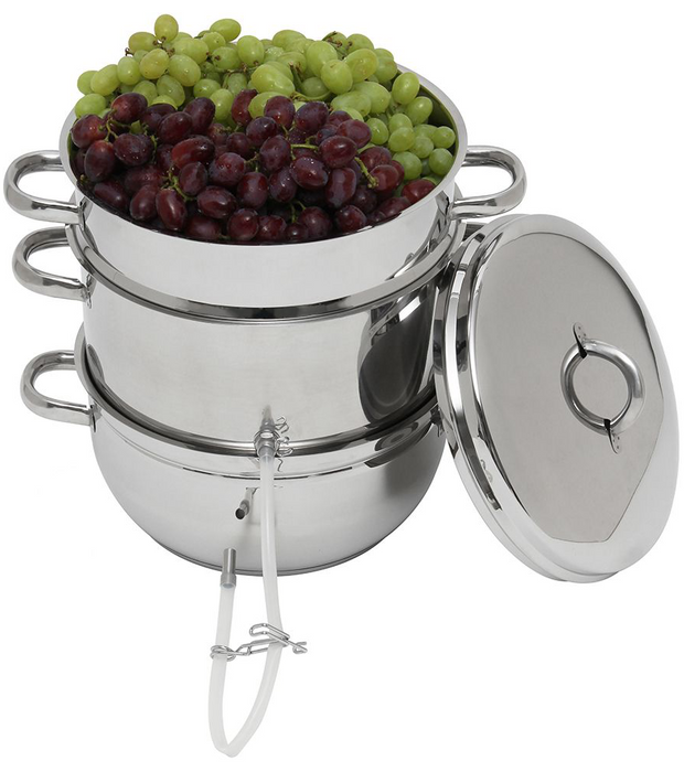 Roots & Branches Stainless Steel Steam Juicer - Berry Hill - Country Living Products