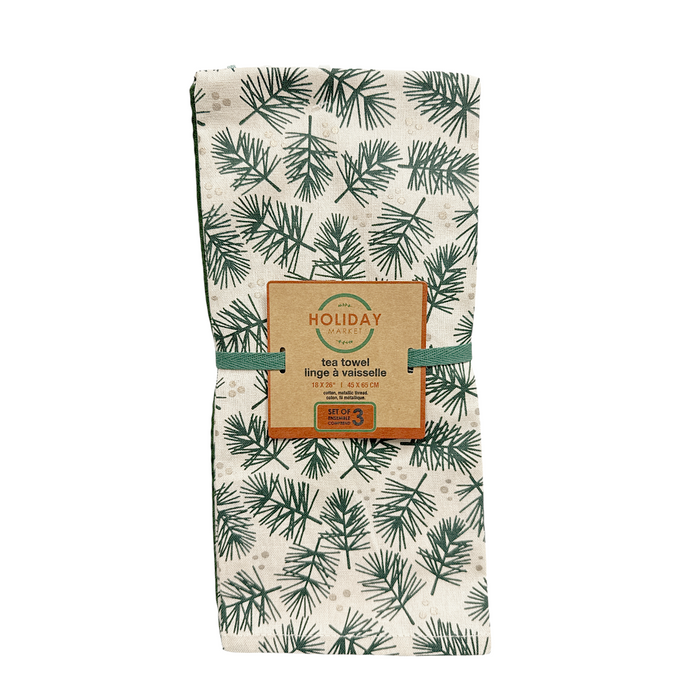 Firs Kitchen Tea Towels - Set of 3