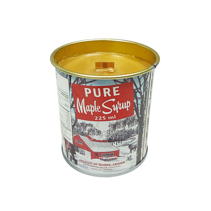 Mini Maple Wood Wick Candle in a Tin