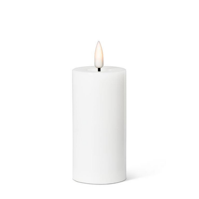 White LED Flameless Pillar Candle - 2x4 Inch