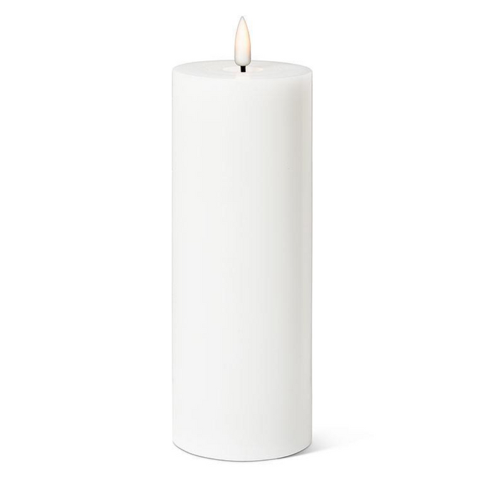 White LED Flameless Pillar Candle - 3x8 Inch