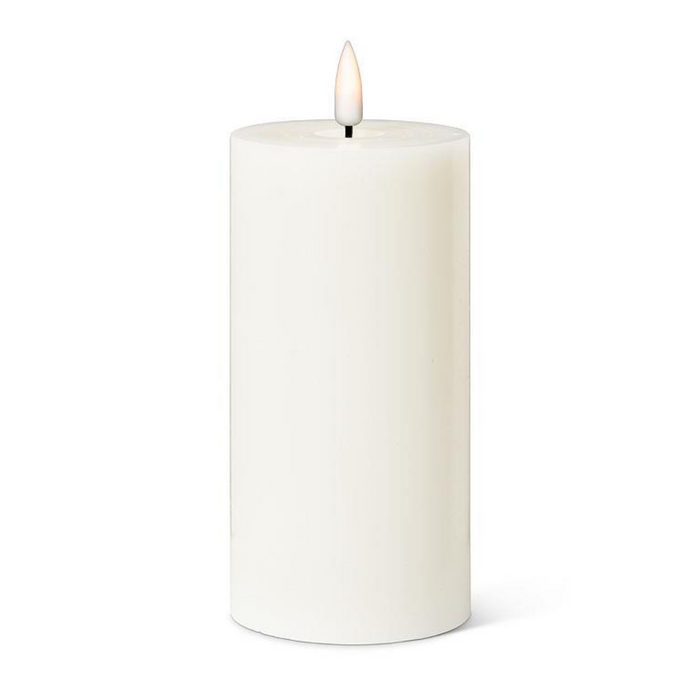 Sand LED Flameless Pillar Candle - 3x6 Inch