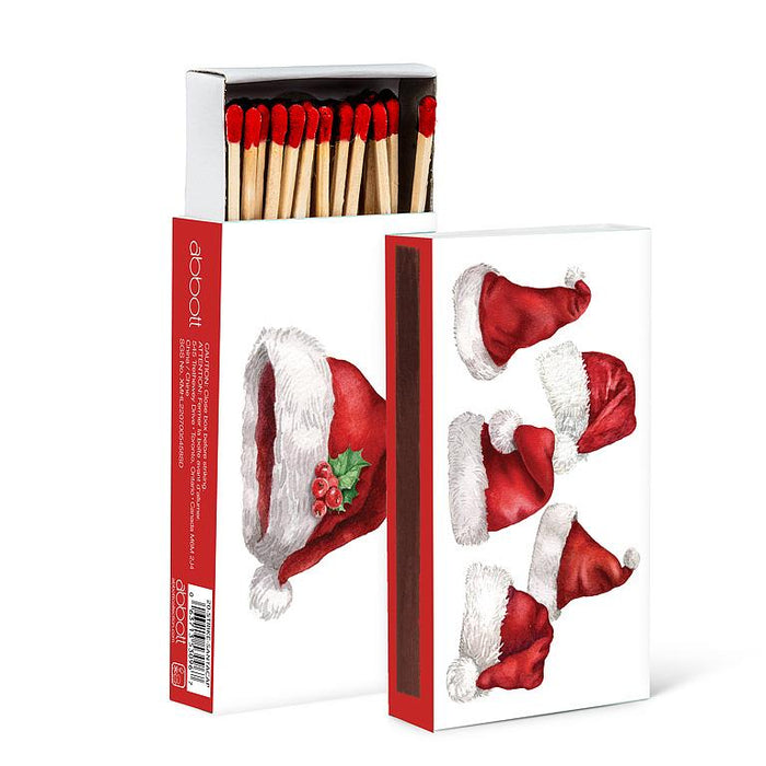 Santa Hats Print Matches - 45 Sticks