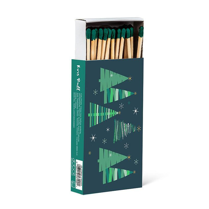 Retro Graphic Tree Matches - 45 Sticks