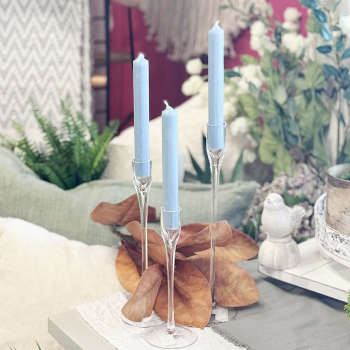 Slender Long Stemmed Taper Candle Holder - Large