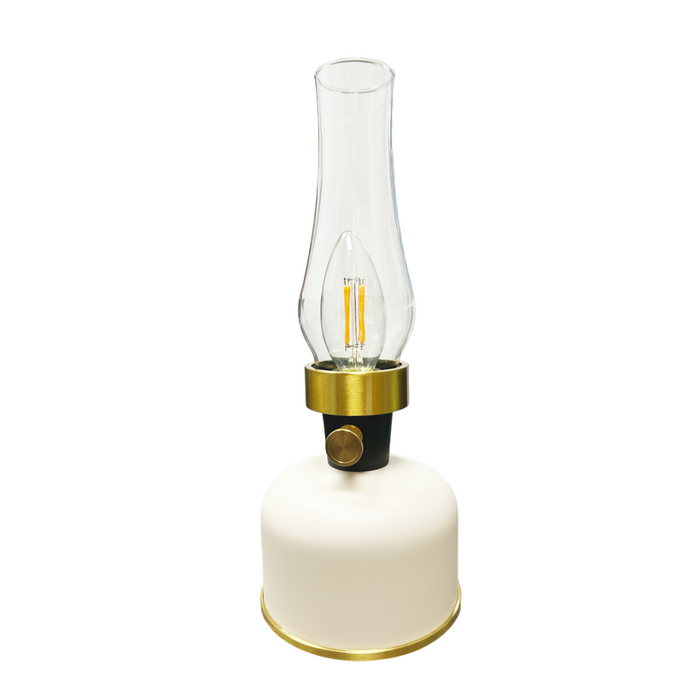 LED Lantern Style Table Light - Ivory