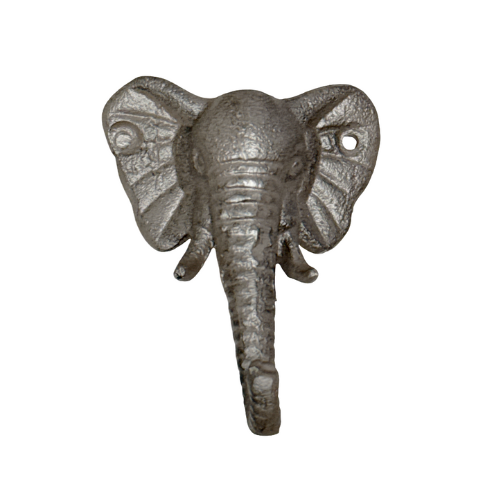 4.5" Elephant Head Iron Hook