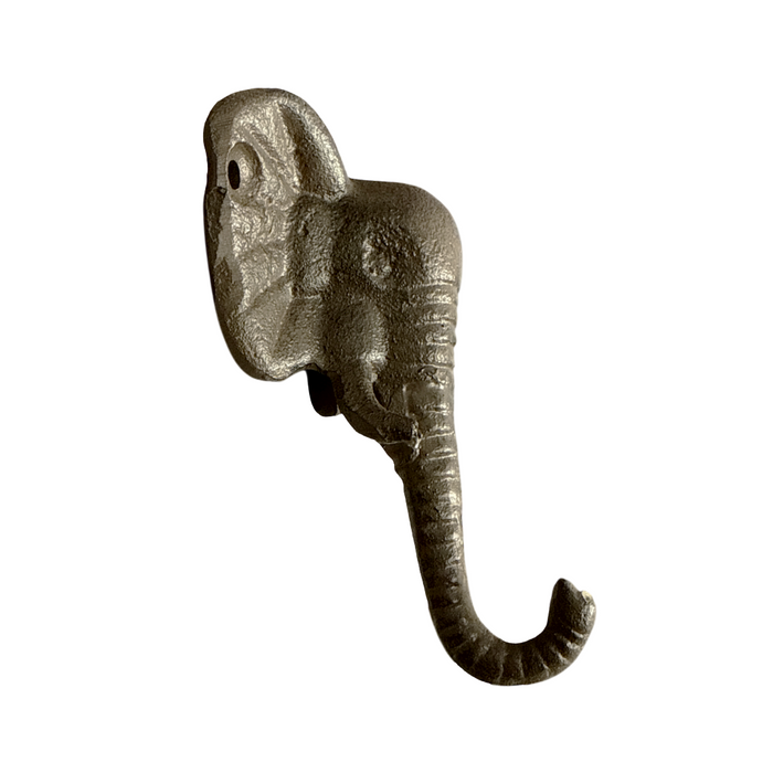 4.5" Elephant Head Iron Hook