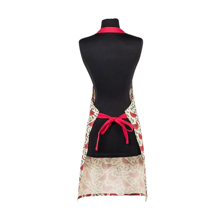Cardinals & Holly Holiday Apron