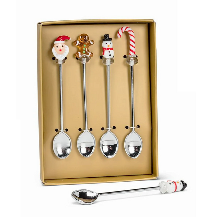4.5" Holiday Icon Spoons - Set of 4