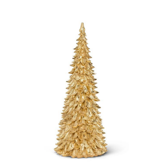 17" Gold Gilded Tree
