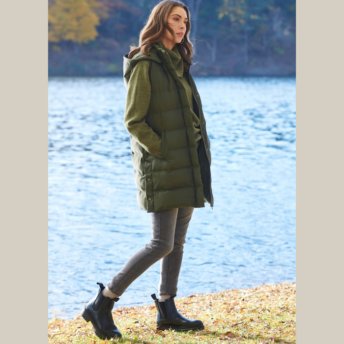 Charlie Paige - Charlie Puffer Vest - Olive