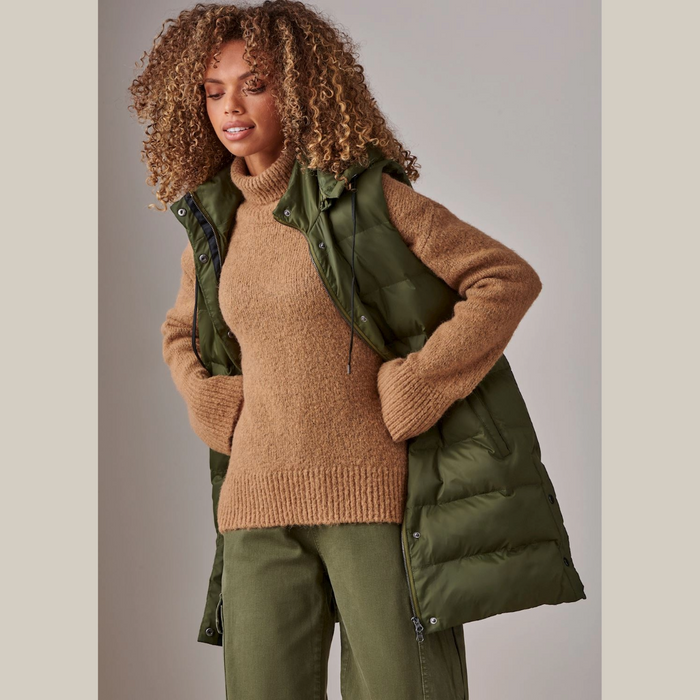 Charlie Paige - Charlie Puffer Vest - Olive