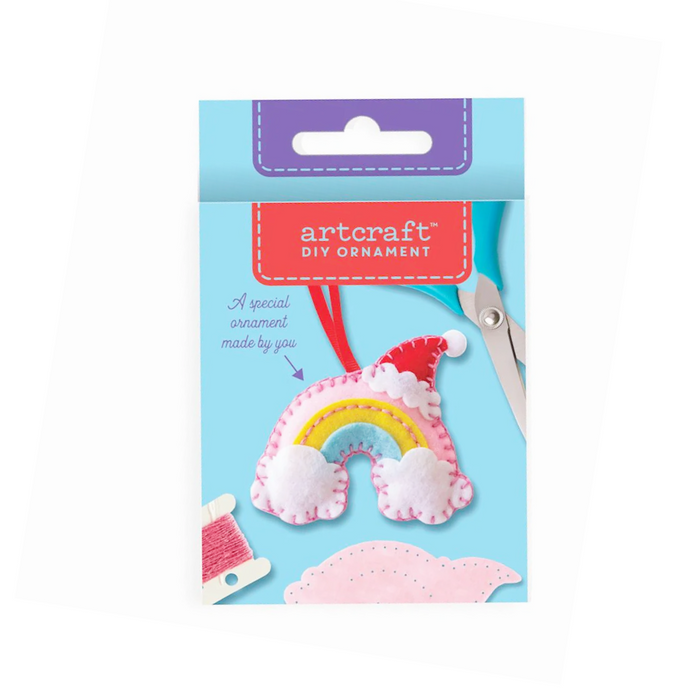 DIY Felt Ornament Kit - Christmas Rainbow