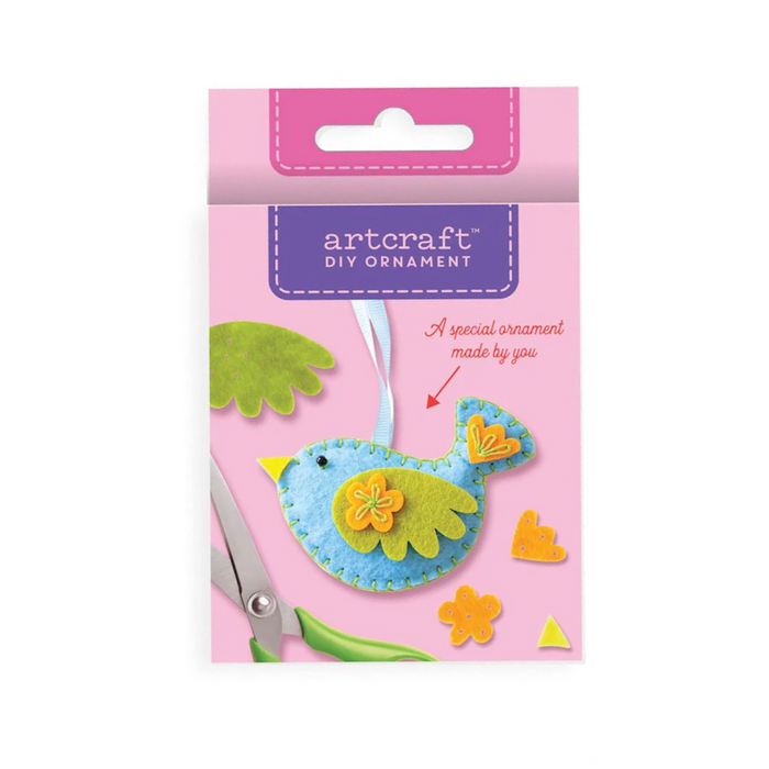 DIY Felt Ornament Kit - Blue Bird