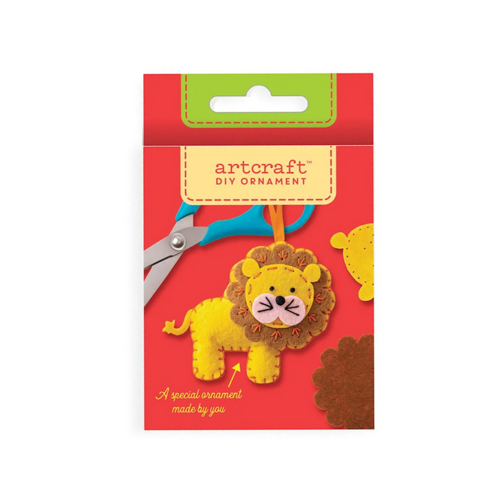 DIY Felt Ornament Kit - Lion