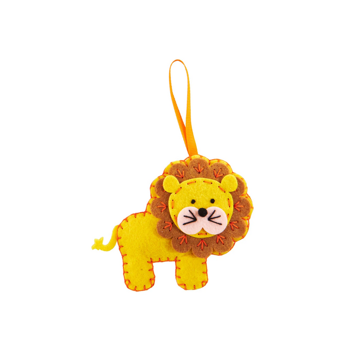 DIY Felt Ornament Kit - Lion