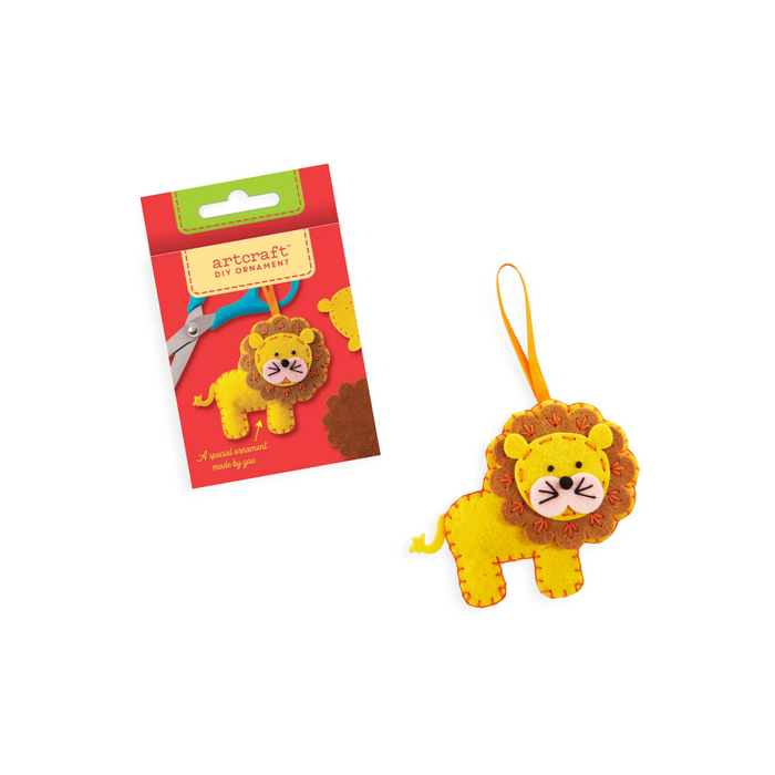 DIY Felt Ornament Kit - Lion