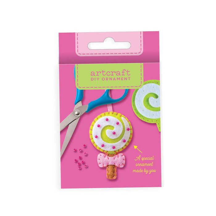 DIY Felt Ornament Kit - Lollipop