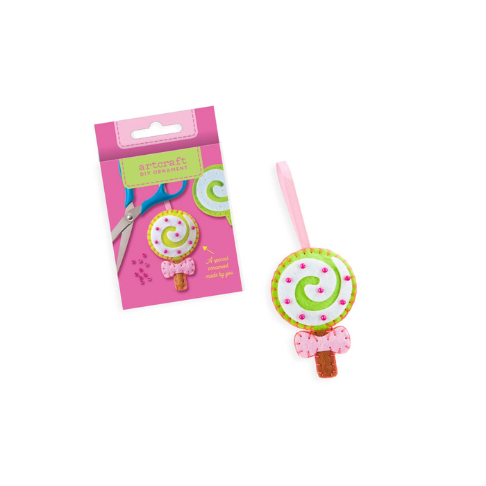 DIY Felt Ornament Kit - Lollipop