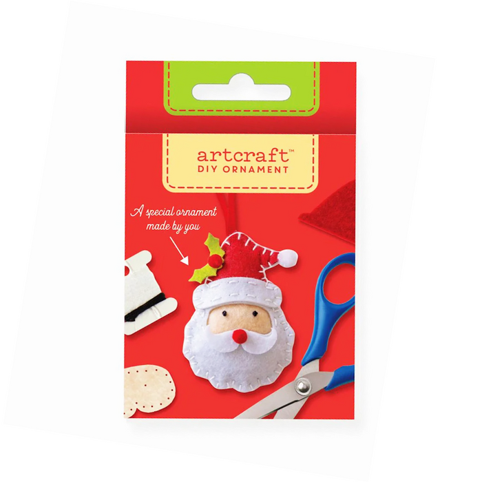 DIY Felt Ornament Kit - Santa Claus