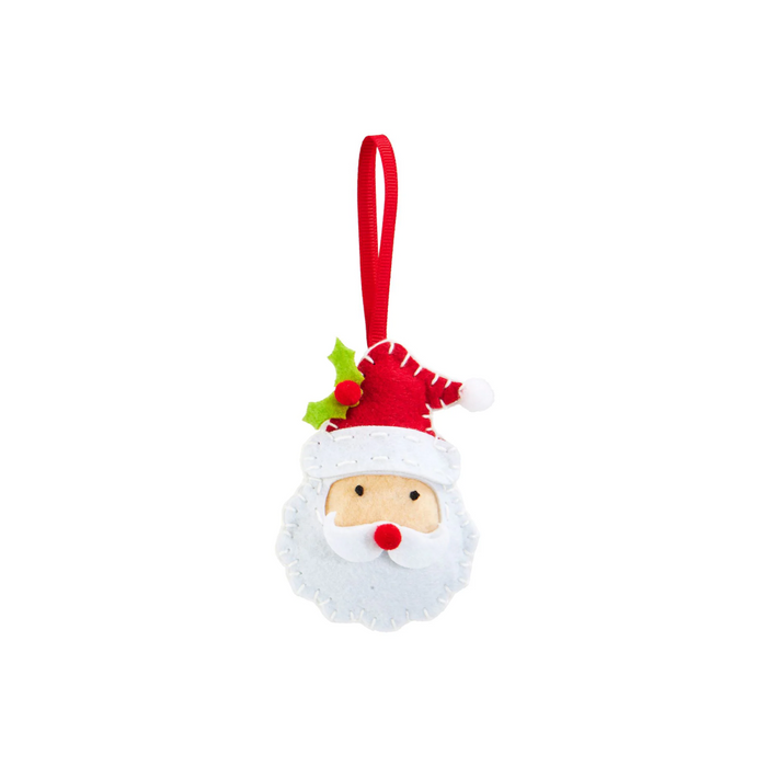 DIY Felt Ornament Kit - Santa Claus