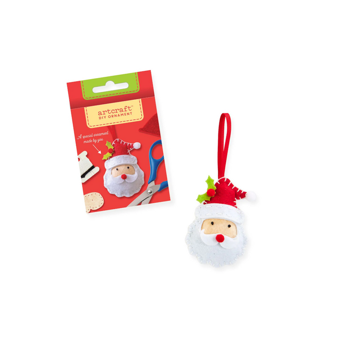 DIY Felt Ornament Kit - Santa Claus