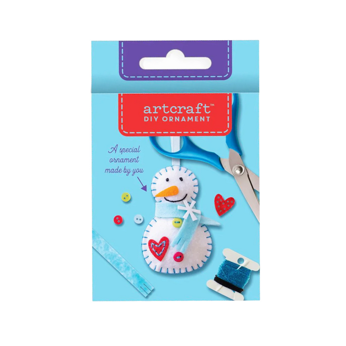 DIY Felt Ornament Kit - Snowman