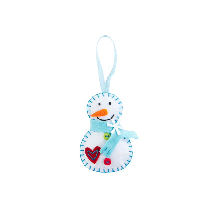 DIY Felt Ornament Kit - Snowman