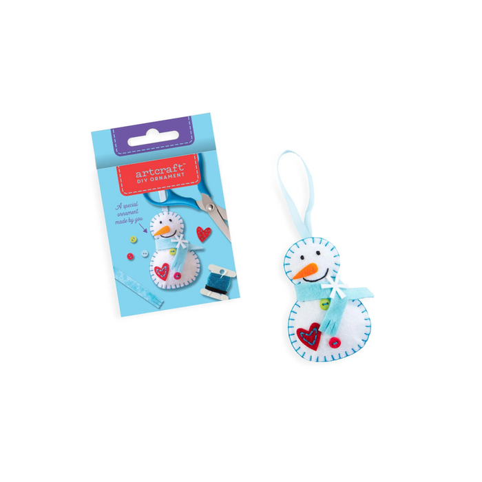 DIY Felt Ornament Kit - Snowman