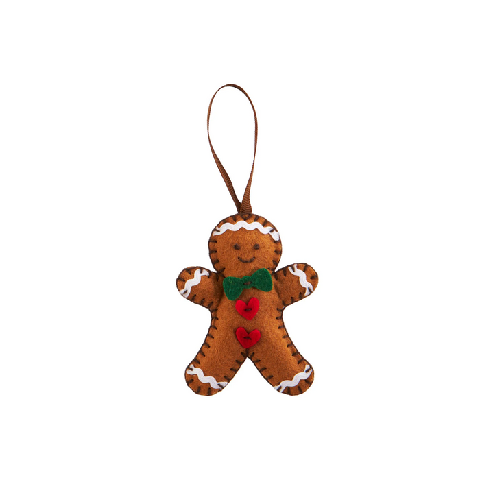 DIY Felt Ornament Kit - Gingerbread Man