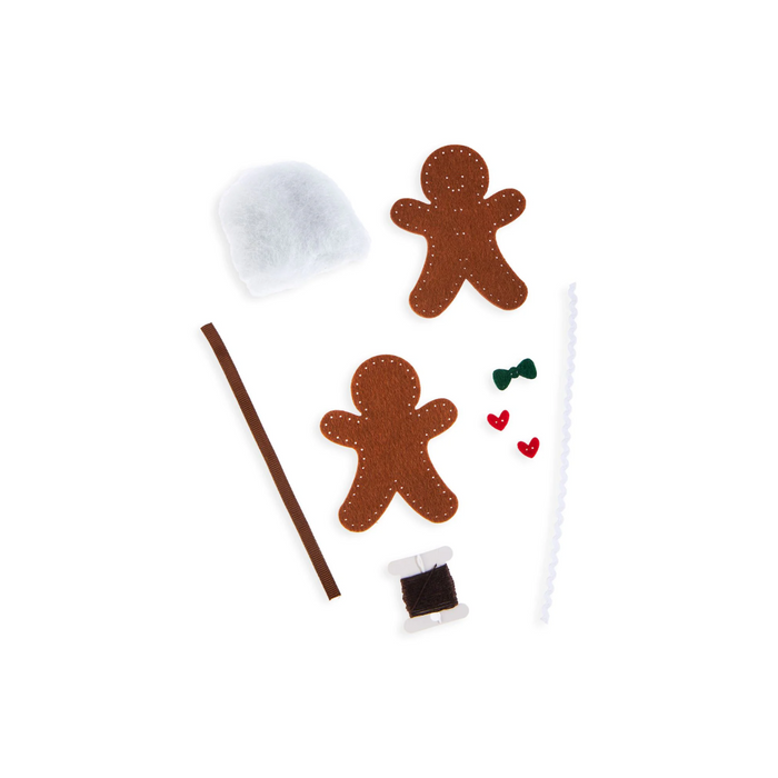 DIY Felt Ornament Kit - Gingerbread Man