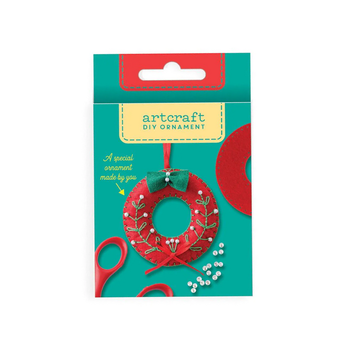 DIY Felt Ornament Kit - Christmas Wreath