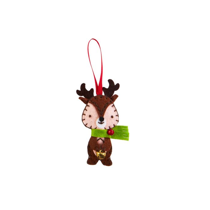 DIY Felt Ornament Kit - Christmas Reindeer